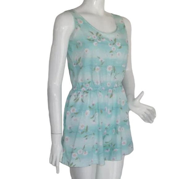 Originals Romper, S, Floral Print, Tank upper, Pockets, Elastic waist, Vintage - Picture 2 of 11